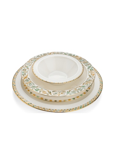 Schafer Tılsım Jade Yemek Takımı 60 Parça-yeşil