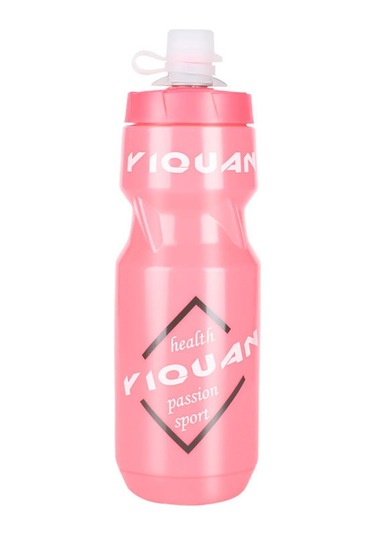 Youmex 710ml Pembe Bisiklet Su Sisesi - Yiyecek Dereceli Pp Plastik, Toz Koruyucu Kapağı, Bisiklet Sporu Ve Dış Etkinlikler İçin Pembe