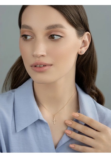 Veronika 925 Ayar Gümüş Haç Kolye 306101631