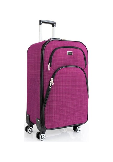 Kabin Boy 4 Teker Kumaş Valiz Fuşya 1081 Fuşya