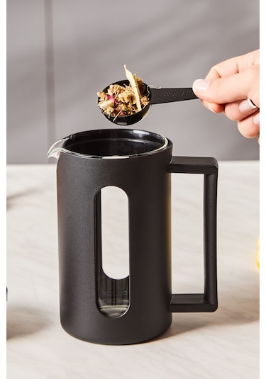Karaca Leya Kaşık Hediyeli Borosilikat Cam French Press 600 ml