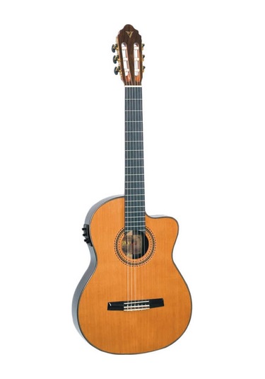 Valencia Ccg1 İnce Kasa Elektro Klasik Gitar