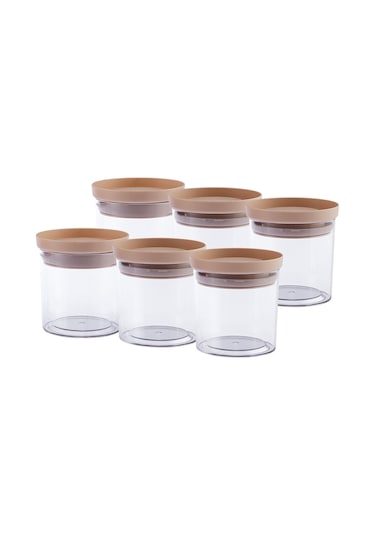 Emsan Arya 6'lı Küçük Saklama Kabı Bej