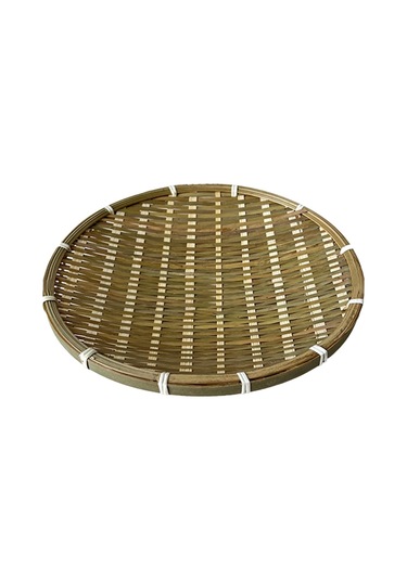 Suntek Parti Bahçe Için Bambu Sepet Tepsisi 30 CM