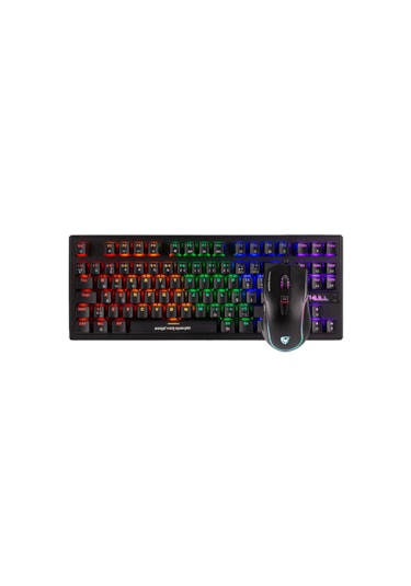 Thull THL-GC-VTX1 RGB Mavi Switch Kablolu Mekanik Kablolu Klavye Mouse Set