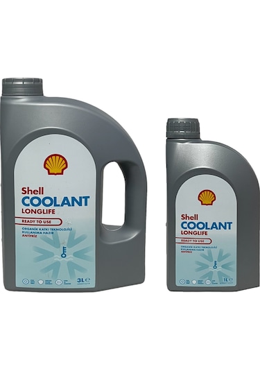 Shell Coolant Longlife 4 Mevsimlik Kırmızı Antifriz 3+1 Litre