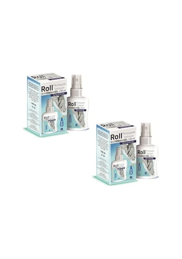 Roll Antiseptik Solüsyon El ve Cilt Dezenfektanı 2 x 100 ML