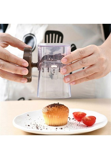 Pratik Fındık Öğütücü Manuel Çikolata Öğütme Cihazı Çok Fonksiyonlu Ceviz Kırıcı Çok Fonksiyonlu Mutfak Aleti Sarı Siyah