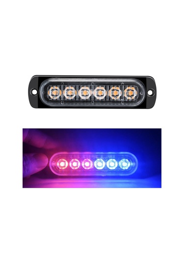 12-24v Led Strobe Uyarı Işıkları Uyarı Acil Yanıp Sönen Işıklar Dikkat Işık Çubuğu Araba Kamyon Van Atv Suv Yat Araç İçin