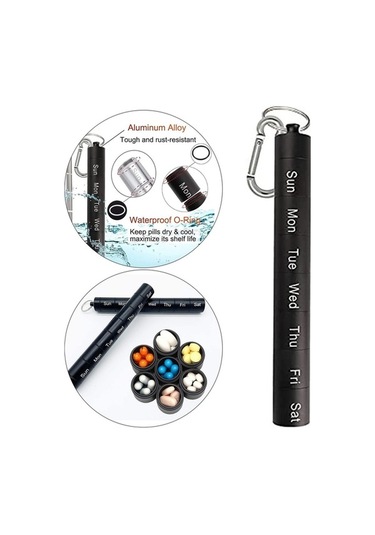 Pazly Suya Suntek Kutusu Hap Hap Günlük Günlük Düzenleyici 7 Yh Diğer