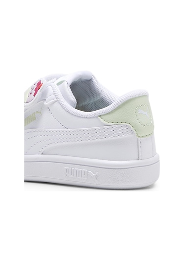 Puma Smash 3.0 Badges V Inf Çocuk Sneaker-beyaz Beyaz