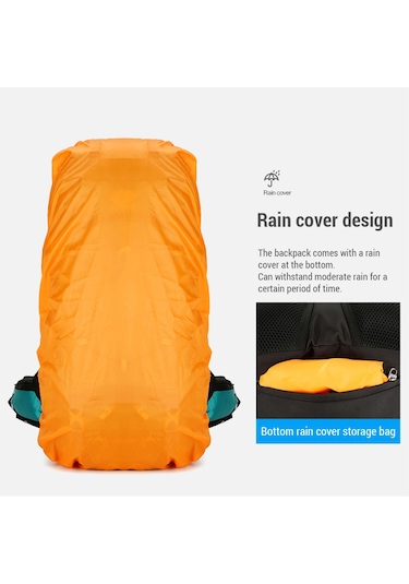 Vanaheımr-su Geçirmez Sırt Çantası Dağcılık Sırt Çantası 60l Y28266c Turuncu