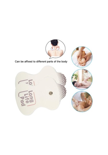 Omron Masaj Cihazları İçin 10 Adet Uzun Ömürlü Elektrot Yedek Pedleri Çok Renkli