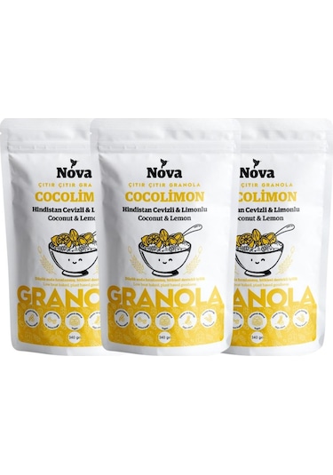 Nova Granola Cocolimon 3 x 340 G