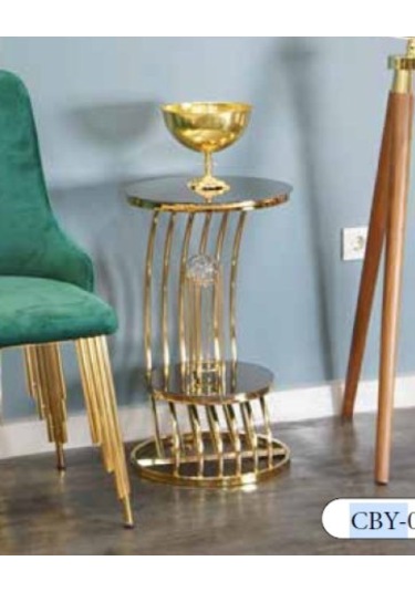 Mim Bronz - Gold Kobra Yan Sehpa Gold