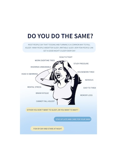 Leezsing Elektrikli Saç Derisi Masaj Aleti Parmak Baş Masaj Aleti Saç Derisi Kaşıyıcı Baş Saç Derisi Masajı Stres Giderici Daha İyi Uyku Siyah