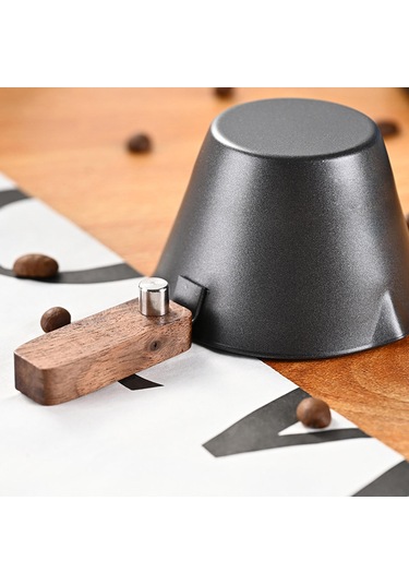 Suntek Paslanmaz Çelik Espresso Kupası 120ml Dökme Siyah