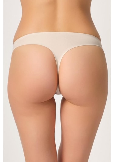 Emay 2802 Yapıştırma Bayan Lazer Kesim String Külot Slip