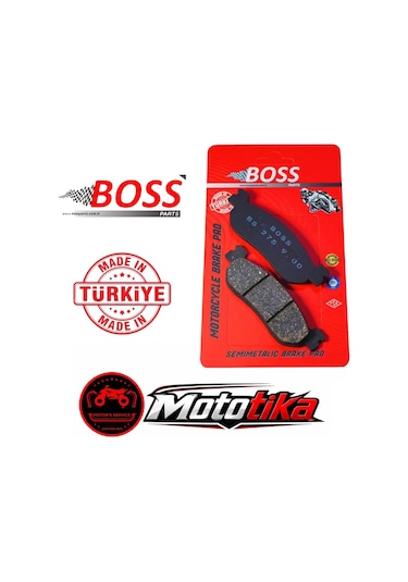 Yamaha Yzf R1 2002-2003 Arka Fren Balatası Boss Sinterli