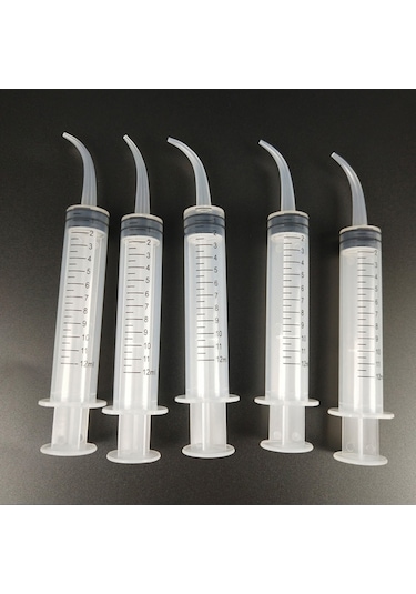 Moveevo Diş Temizleme Şırınga Seti - 10 Adet Plastik Ağız Bakım Ucu İle Profesyonel Diş Beyazlatma