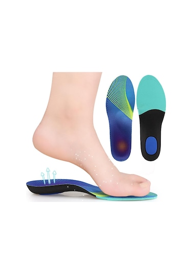 Suntek Düz Ayak Ayak Ağrısı Unisex M Için Yastıklı Ortez