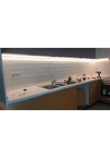 Mutfak Dolabı Ve Tezgah Altı 200 Cm Günışığı Led Şerit Profil
