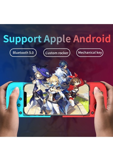 Cep Telefonları İçin D3 Kablosuz Sol / Sağ Denetleyici Siyah