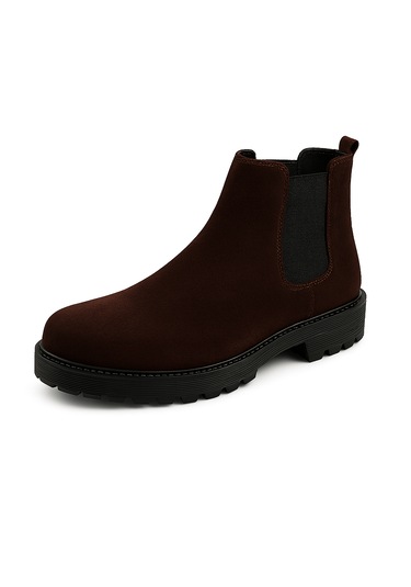 Growish Gre0157-2 Hakiki Süet Deri Kaydırmaz Koku Yapmaz Kalın Taban Chelsea Üst Kalite Bot Kahverengi Growish Gre0157-2 Hakiki Süet Deri Kaydırmaz Koku Yapmaz Kalın Taban Chelsea Üst Kalite Bot Kahverengi