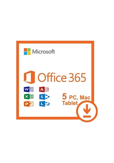 MS Office 365 Dijital Teslimat 5 Cihaz - 1 Yıl