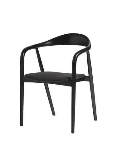 Zodiac Exclusive Yılan Ahşap Sandalye Siyah - Siyah