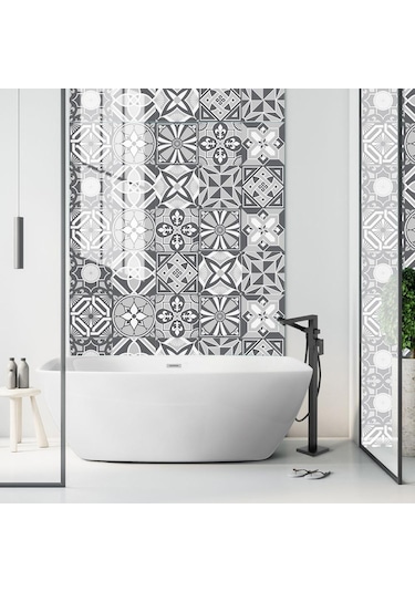 Turuncu&mor Kristal Çini Kendinden Yapışkanlı 3d Duvar Sticker Mutfak Duvar Kağıdı Duvar Re Odası Banyo Duvar Sticker Dğ. 56865522 Diğer