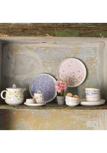 Korkmaz A8724 Aşiyan Collection 30 Parça Kahvaltı Takımı Çok Renkli