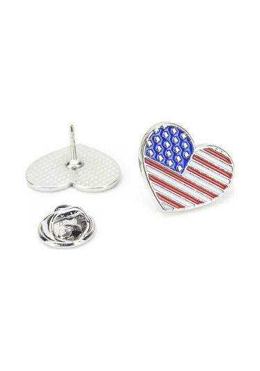 Dünyaca Ünlü Bina Broşu Kalp Şekli Bayrağı Hatıra Anı Çinko Mp276-6 Mp276-6 Çok Renkli