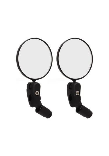 Geeroyoo Bisiklet İçin Çift Konveks Yansıta - 360 Döner, Geniş Görüş, Dayanıklı Malzeme, 18-22mm Düz Çubuk Uyumlu, Dağ Yolu Bisikleti Elektrikli Bisiklet Uygun