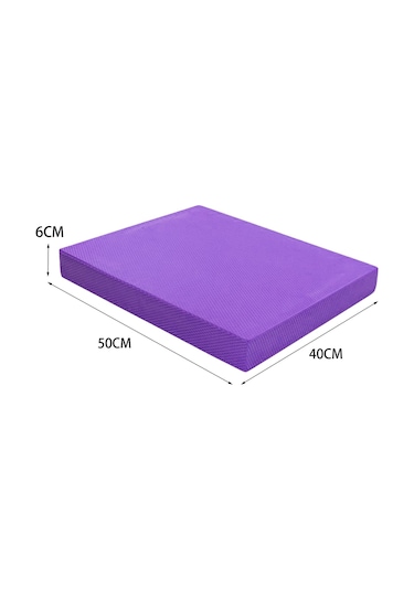 Suntek Denge Pedi Eğitmen Yoga Mat Köpük Mat Esneme Stabilite Mor