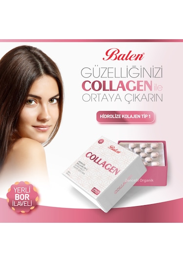 Collagen Balen Kolajen Tablet Hidrolize Kollajen Tip 1 Collagen