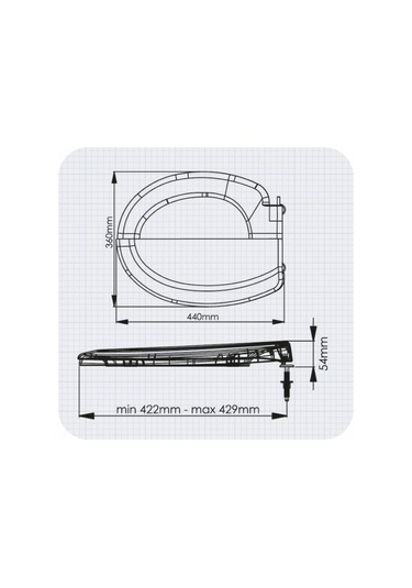 Rona Kırmızı Tisa Thermoplast Standart Klozet Kapağı (altan Monte