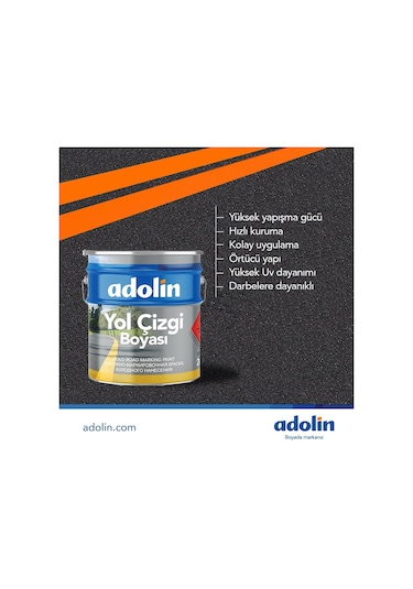 Adolin Soğuk Yol Çizgi Boyası 3 KG