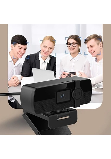 Xuweiwei Black- Hotu Usb Web Kamera Otomatik Odaklama 4k Video 360 Derece Döner Taban Pc Laptop Uyumlu