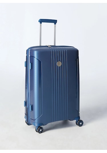 Pierre Cardin Polipropilen Orta Boy Kırılmaz Valiz Lacivert Pc7060 Lacivert