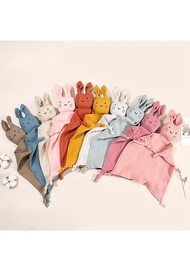 Hightower Tavşan Kulaklı Yumuşak Nefes Alabilir Bebek Pike Pembe