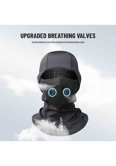 Weichuang01 Buyfun Termal Kar Soğuk Maskesi - Siyah