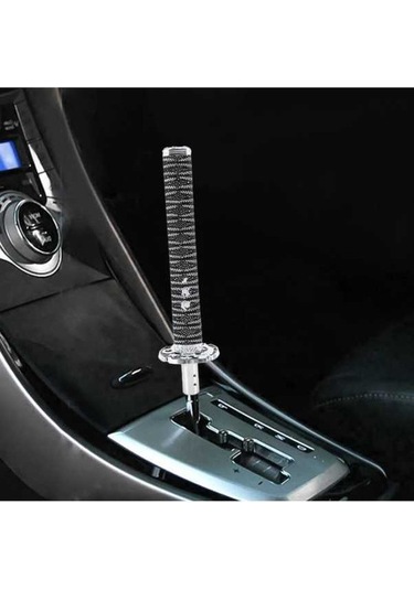 Wondernest Evrensel Samuray Şekilli Manuel/otomatik Vites Topuzu, 31,5 Cm Gümüş Gümüş