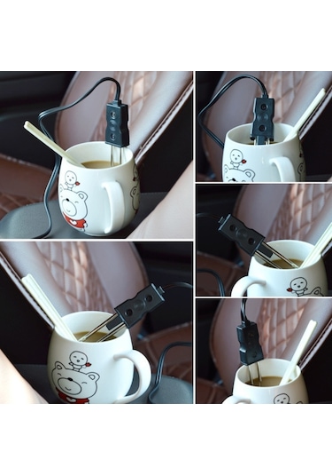 Sones 12v Çakmak Araba Elektrikli Isıtma Su Sopa Su Isıtıcı