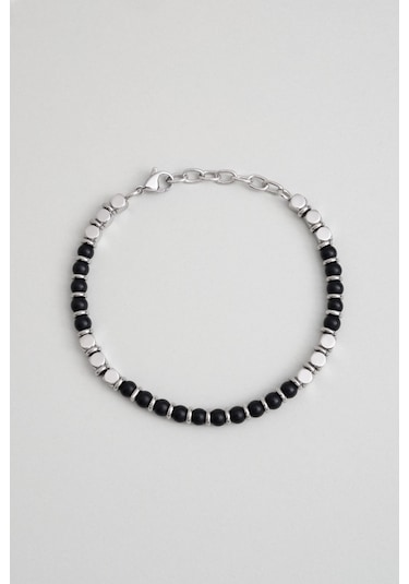 So Chic Akik Taşlı Çelik Erkek Bileklik