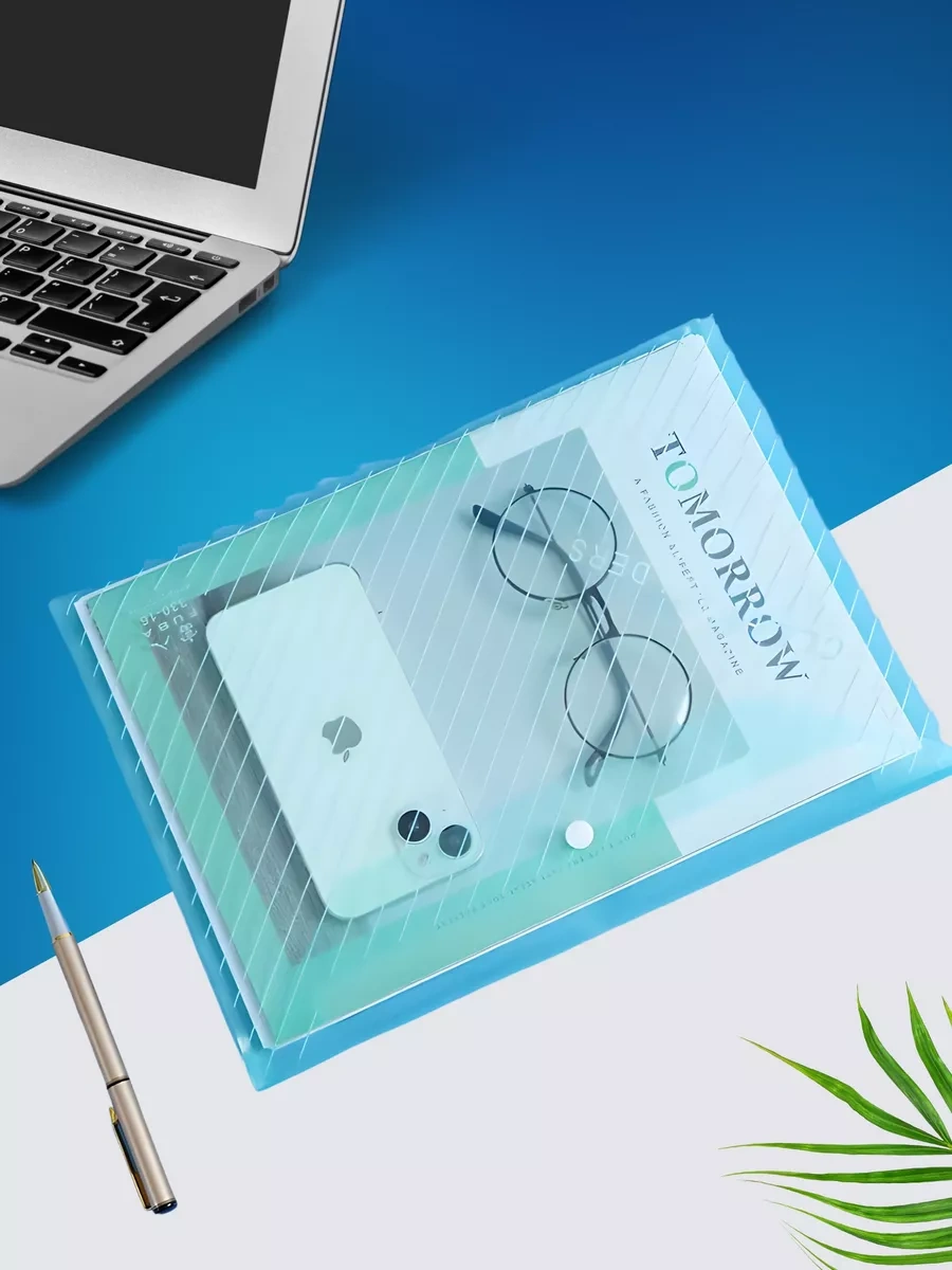 Como Market Dokümanlar İçin Şeffaf, Düğmeli A4 Zarf Dosyası. 218003835