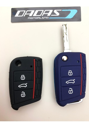 Vw Tiguan Caravelle Skoda Seat Slikon Anahtar Kılıfı Koruma