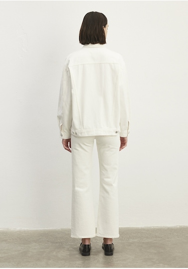 Mavi Luna Beyaz 90s Jean Ceket 1110177 84112 Beyaz