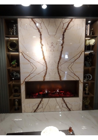 Miss Worble 3d Elektrikli Şömine Bluetoothlu Isıtıcısız 25 X 175 Cm