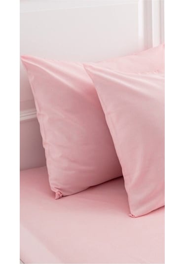 BonjardinHome Pembe %100 Pamuklu Yastık Kılıfı 2 Adet  50 x 70